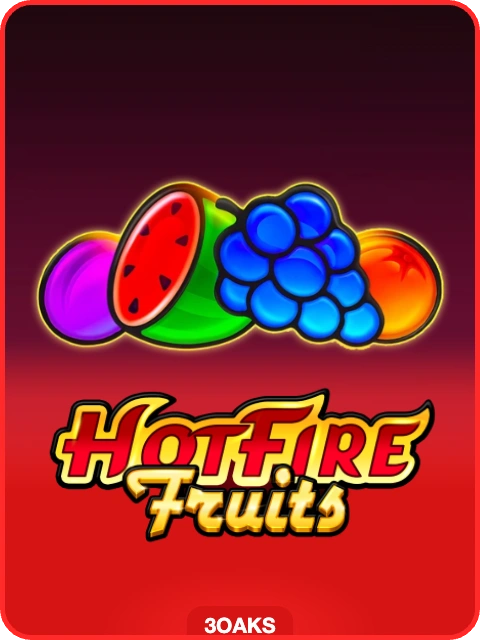 Hot Fire Fruits lobby thumbnail — 3 Oaks Gaming, rendered by thumbs.store