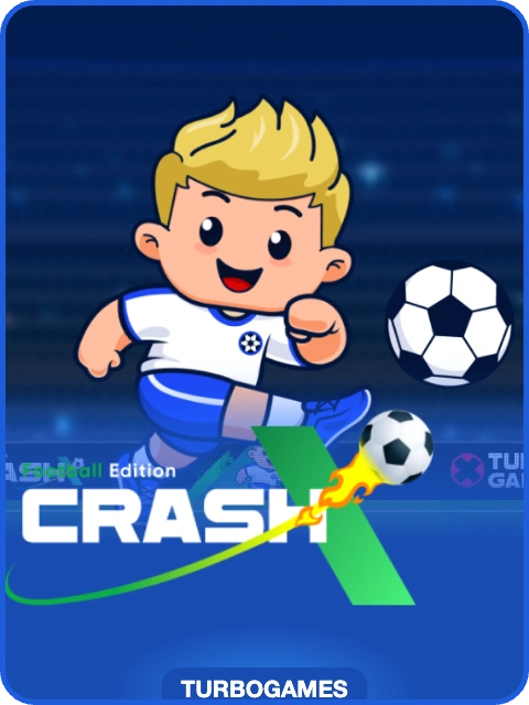 Crash X Football Edition lobby thumbnail — Turbo Games, rendered by thumbs.store