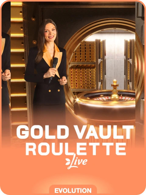Gold Vault Roulette thumbnail — Evolution