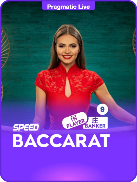 Speed Baccarat 9 lobby thumbnail — Pragmatic Play Live, rendered by thumbs.store