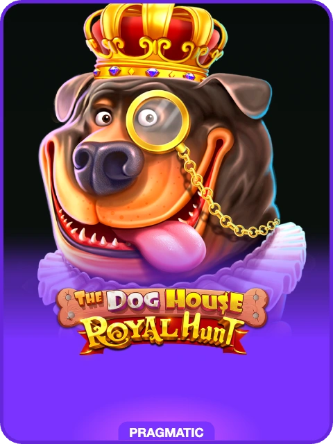 The Dog House Royal Hunt lobby thumbnail — Pragmatic Play, rendered by thumbs.store