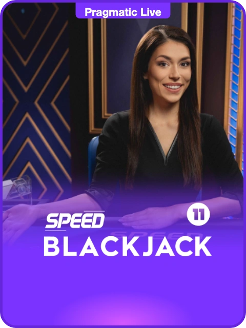 Speed Blackjack 11 lobby thumbnail — Pragmatic Play Live, rendered by thumbs.store