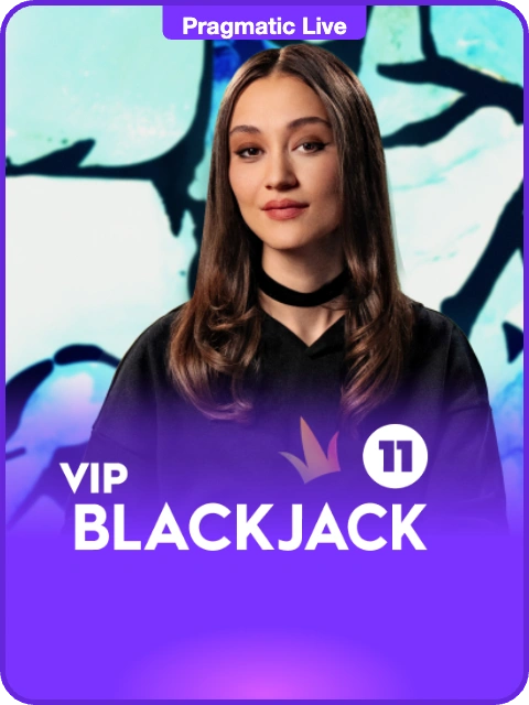VIP Blackjack 11 lobby thumbnail — Pragmatic Play Live, rendered by thumbs.store