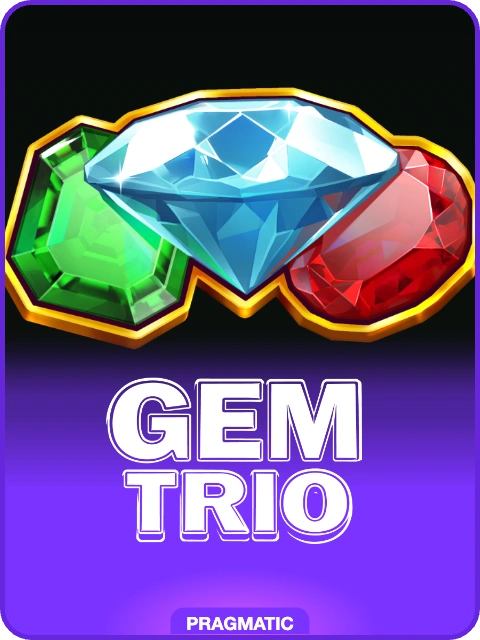Gem Trio lobby thumbnail — Pragmatic Play, rendered by thumbs.store