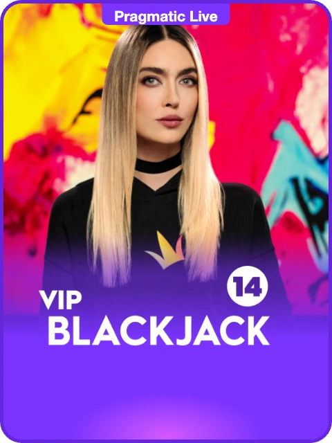 VIP Blackjack 14 lobby thumbnail — Pragmatic Play Live, rendered by thumbs.store