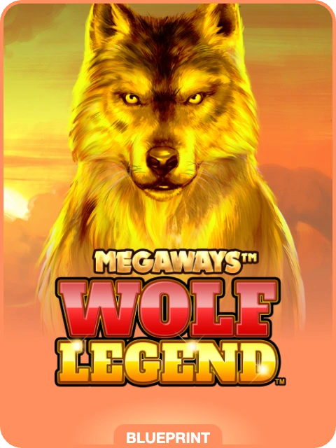 Wolf Legend Megaways lobby thumbnail — Blueprint Gaming, rendered by thumbs.store