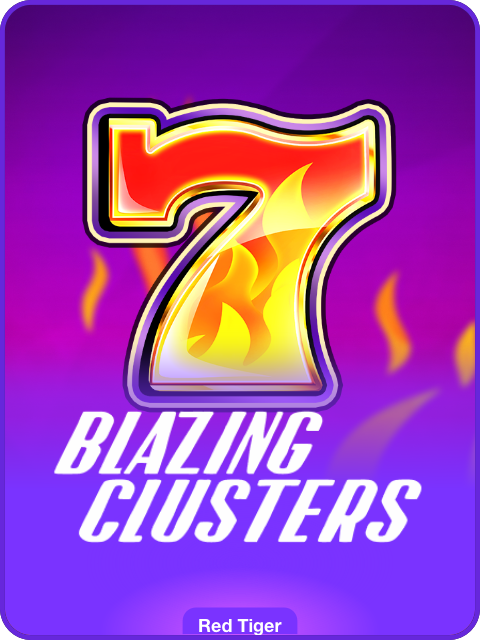 Blazing Clusters lobby thumbnail — Red Tiger, rendered by thumbs.store