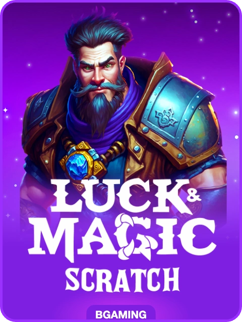 Luck & Magic Scratch lobby thumbnail — BGaming, rendered by thumbs.store