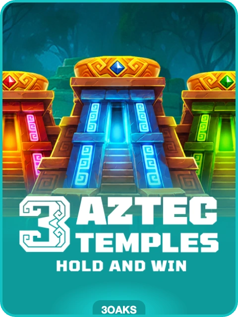 3 Aztec Temples lobby thumbnail — 3 Oaks Gaming, rendered by thumbs.store