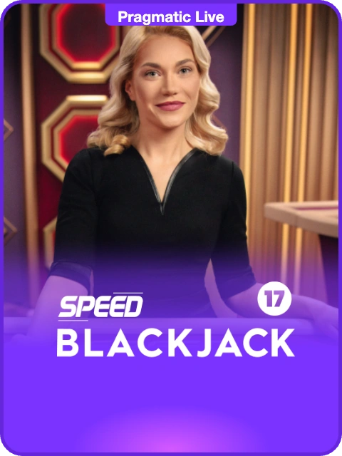 Speed Blackjack 17 lobby thumbnail — Pragmatic Play Live, rendered by thumbs.store