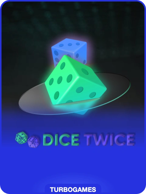 Dice Twice lobby thumbnail — Turbo Games, rendered by thumbs.store