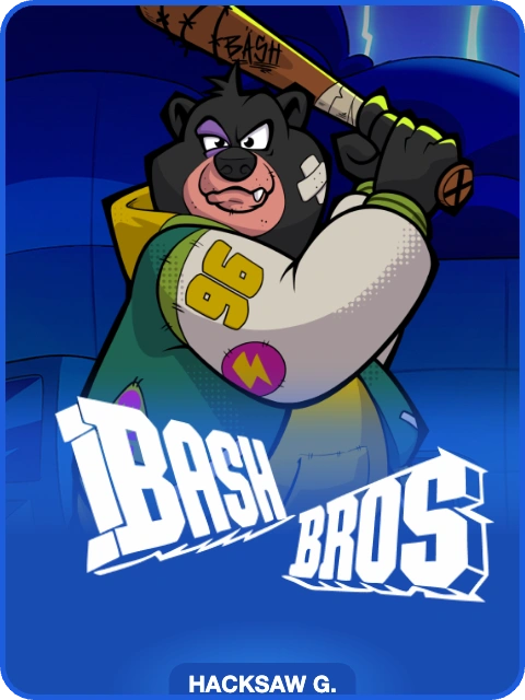 bash bros lobby thumbnail — Hacksaw Gaming, rendered by thumbs.store