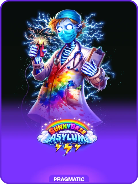 Sunnydaze Asylum lobby thumbnail — Pragmatic Play, rendered by thumbs.store