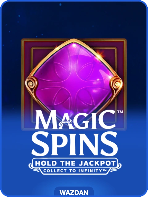 Magic Spins lobby thumbnail — Wazdan, rendered by thumbs.store