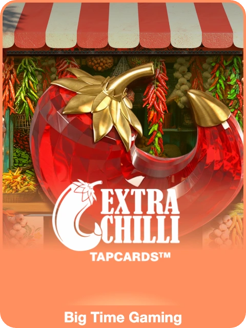 Extra Chilli Tapcards lobby thumbnail — Big Time Gaming, rendered by thumbs.store