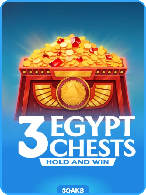 3 Egypt Chests lobby thumbnail — 3 Oaks Gaming, rendered by thumbs.store