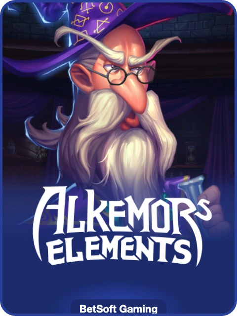 Alkemor's Elements lobby thumbnail — Betsoft Gaming, rendered by thumbs.store