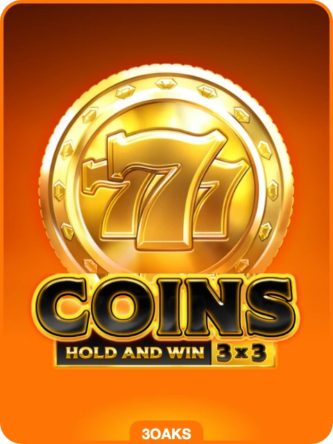 777 Coins lobby thumbnail — 3 Oaks Gaming, rendered by thumbs.store