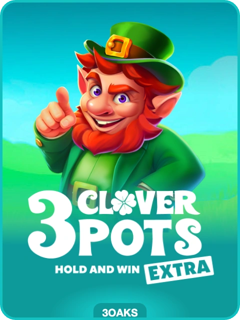 3 Clover Pots Extra lobby thumbnail — 3 Oaks Gaming, rendered by thumbs.store