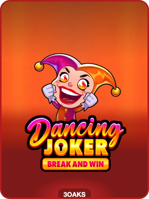 Dancing Joker lobby thumbnail — 3 Oaks Gaming, rendered by thumbs.store