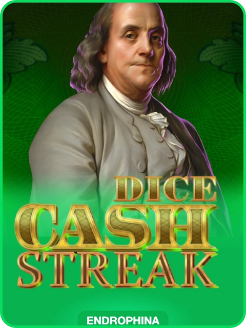 cash streak dice lobby thumbnail — Endorphina, rendered by thumbs.store