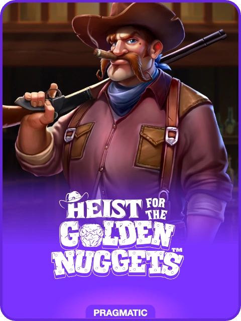 Heist for the Golden Nuggets lobby thumbnail — Pragmatic Play, rendered by thumbs.store