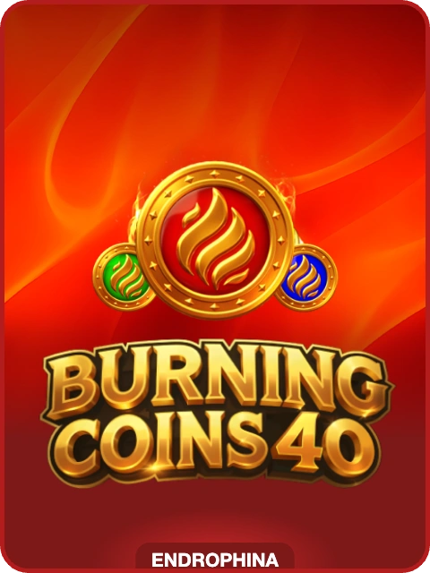 burning coins 40 lobby thumbnail — Endorphina, rendered by thumbs.store