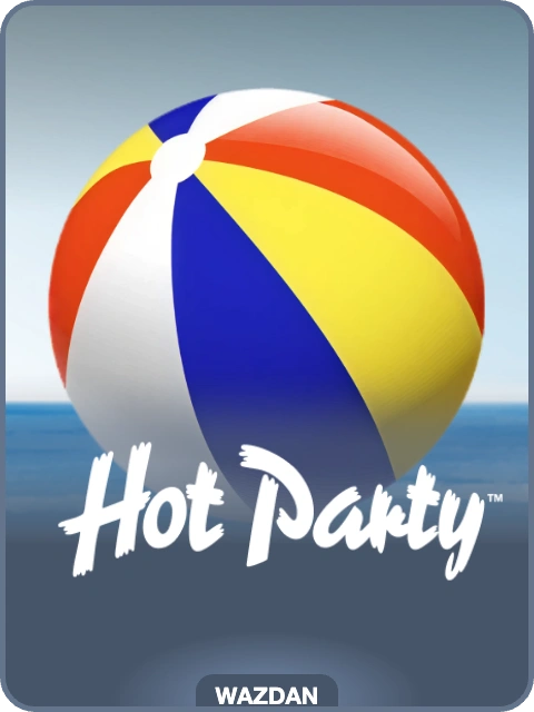 Hot Party lobby thumbnail — Wazdan, rendered by thumbs.store