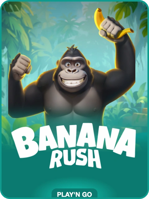 Bannanarush lobby thumbnail — Play'n GO, rendered by thumbs.store