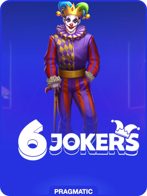 6 Jokers lobby thumbnail — Pragmatic Play, rendered by thumbs.store