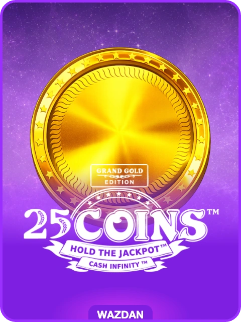 25 Coins Grand Gold Edition thumbnail — Wazdan