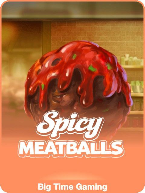 Spicy Meatballs lobby thumbnail — Big Time Gaming, rendered by thumbs.store