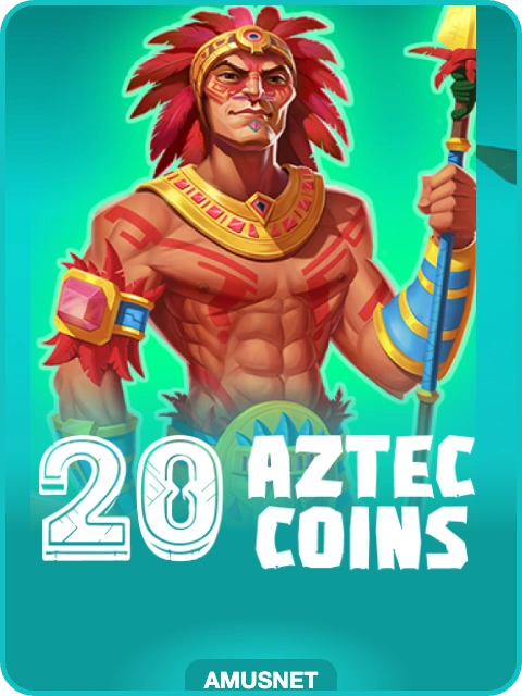20 Aztec Coins lobby thumbnail — Amusnet, rendered by thumbs.store