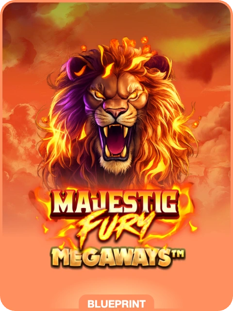 Majestic Fury Megaways lobby thumbnail — Blueprint Gaming, rendered by thumbs.store