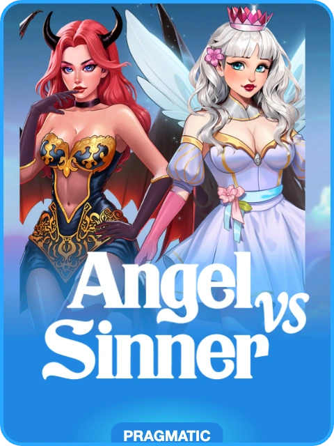 Angel vs Sinner lobby thumbnail — Pragmatic Play, rendered by thumbs.store