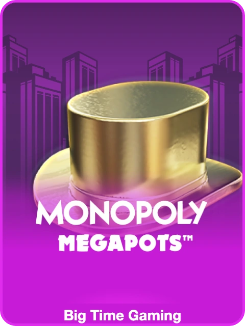 Monopoly Megapots lobby thumbnail — Big Time Gaming, rendered by thumbs.store