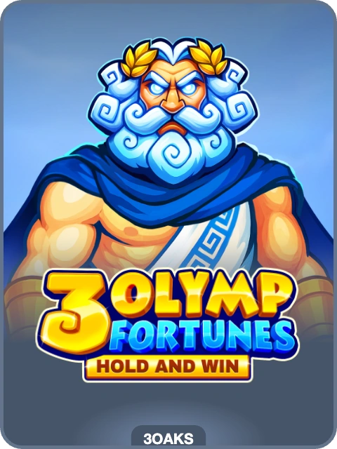3 Olymp Fortunes lobby thumbnail — 3 Oaks Gaming, rendered by thumbs.store