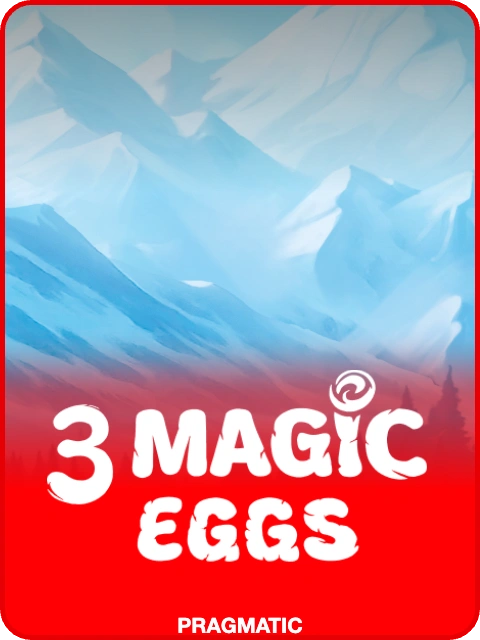 3 Magic Eggs lobby thumbnail — Pragmatic Play, rendered by thumbs.store