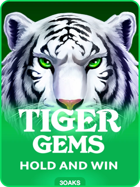 Tiger Gems lobby thumbnail — 3 Oaks Gaming, rendered by thumbs.store