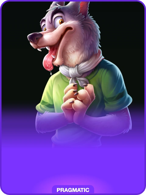 Greedy Wolf lobby thumbnail — Pragmatic Play, rendered by thumbs.store