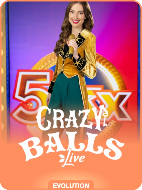Crazy Balls lobby thumbnail — Evolution, rendered by thumbs.store
