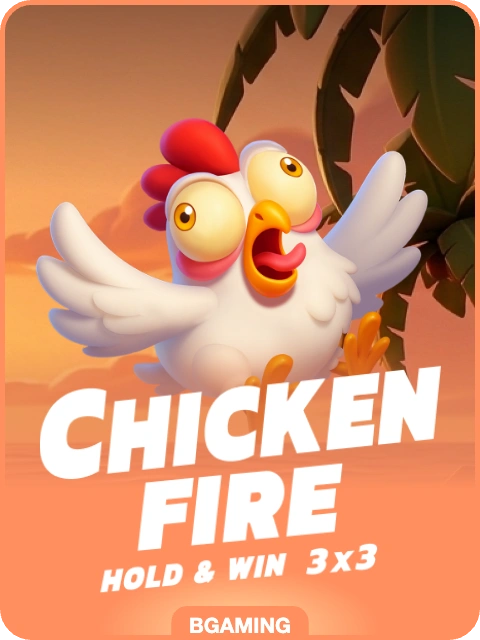 Chicken Fire lobby thumbnail — BGaming, rendered by thumbs.store