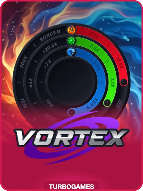 VORTEX lobby thumbnail — Turbo Games, rendered by thumbs.store