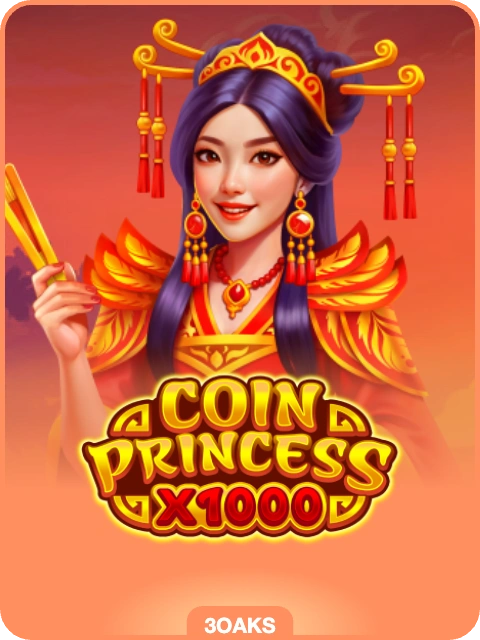Coin Princess X1000 lobby thumbnail — 3 Oaks Gaming, rendered by thumbs.store