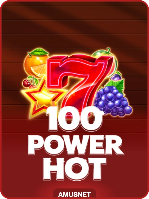 100 Power Hot Golden Coins Link lobby thumbnail — Amusnet, rendered by thumbs.store