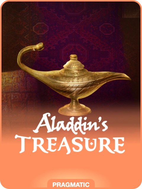 Aladdin’s Treasure lobby thumbnail — Pragmatic Play, rendered by thumbs.store