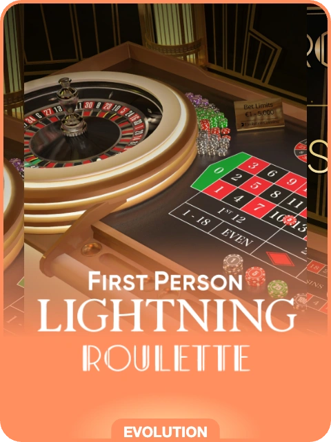 First Person Lightning Roulette thumbnail — Evolution