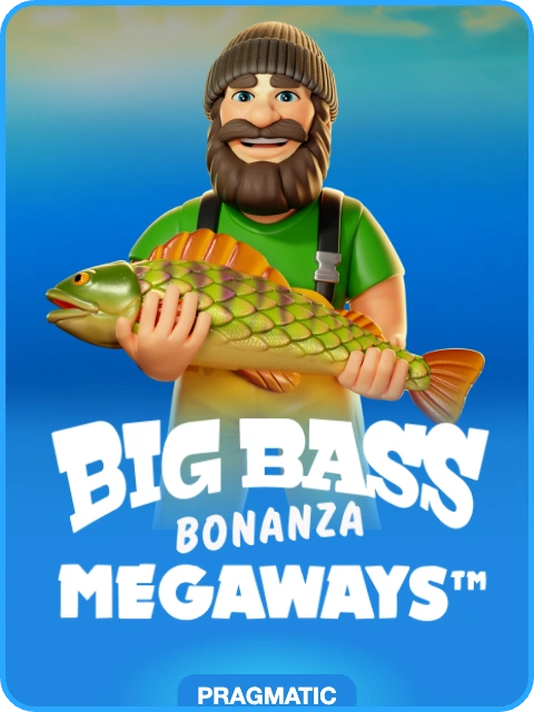Big Bass Bonanza Megaways lobby thumbnail — Pragmatic Play, rendered by thumbs.store