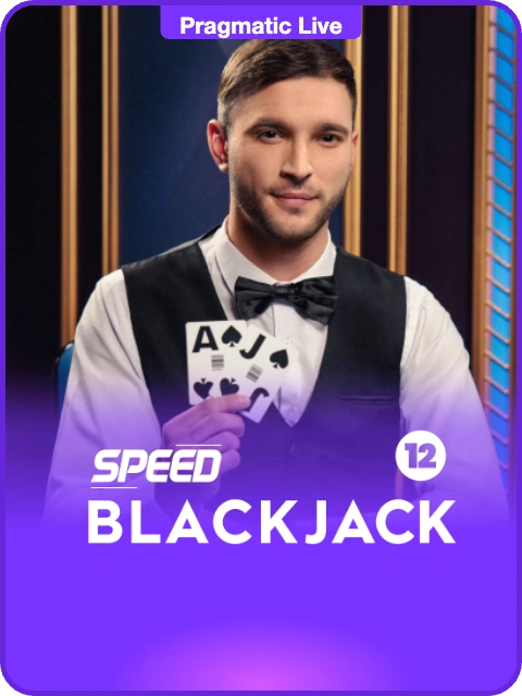 Speed Blackjack 12 lobby thumbnail — Pragmatic Play Live, rendered by thumbs.store