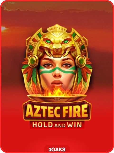 Aztec Fire lobby thumbnail — 3 Oaks Gaming, rendered by thumbs.store